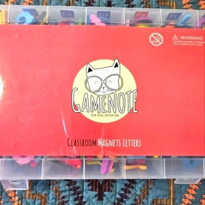 Gamenote magnetic‎ letters